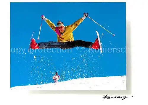 AK / Ansichtskarte Skifahren  Kat. Sport