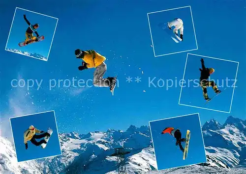 AK / Ansichtskarte Wintersport Snowboarden  Kat. Sport