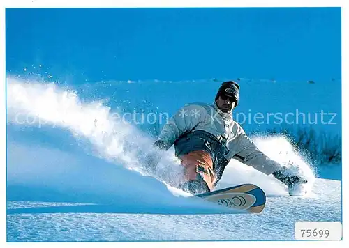 AK / Ansichtskarte Wintersport Snowboard  Kat. Sport