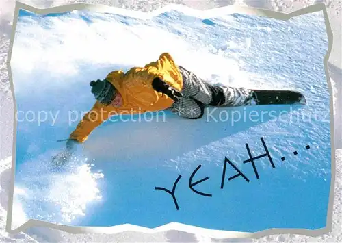 AK / Ansichtskarte Wintersport Snowboard  Kat. Sport
