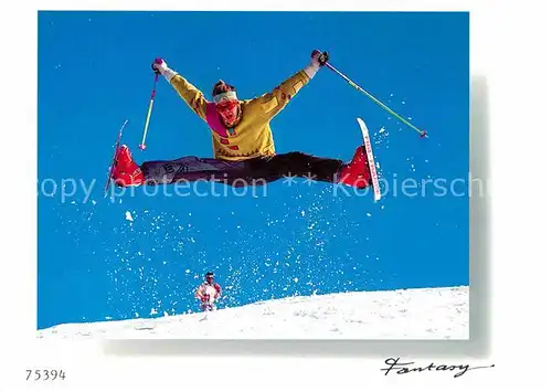 AK / Ansichtskarte Skifahren  Kat. Sport
