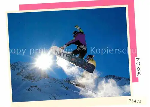 AK / Ansichtskarte Wintersport Snowboard  Kat. Sport