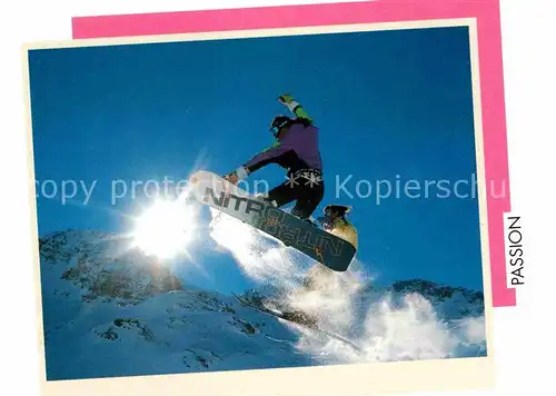 AK / Ansichtskarte Wintersport Snowboarden  Kat. Sport