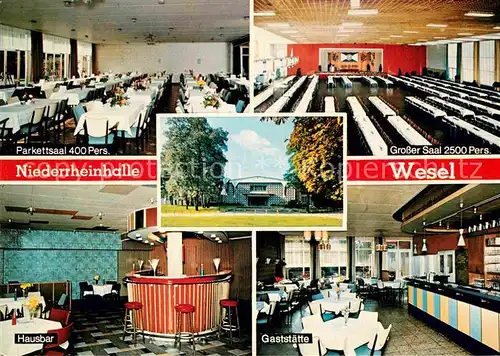AK / Ansichtskarte Wesel Rhein Niederrheinhalle Kat. Wesel
