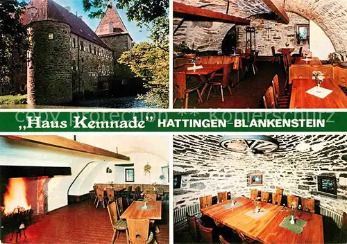 AK / Ansichtskarte Blankenstein Ruhr Haus Kemmade Kat. Hattingen