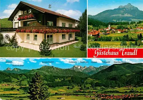 AK / Ansichtskarte Wertach Gaestehaus Traudl Kat. Wertach