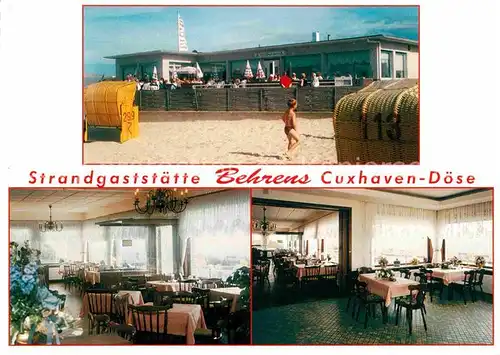 AK / Ansichtskarte Cuxhaven Doese Nordseebad Strandgaststaette Behrens