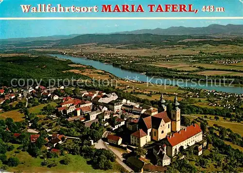 AK / Ansichtskarte Maria Taferl Fliegeraufnahme Barocke Basilika Kat. Maria Taferl Donau