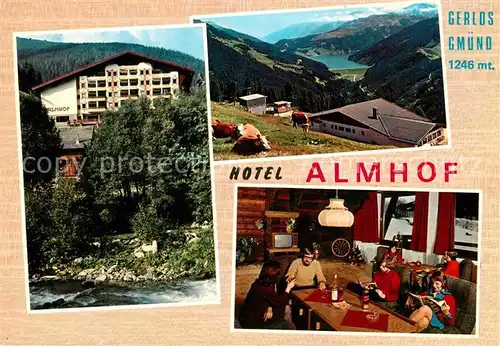 AK / Ansichtskarte Gmuend Gerlos Hotel Almhof Alpenpanorama Kat. Gerlos