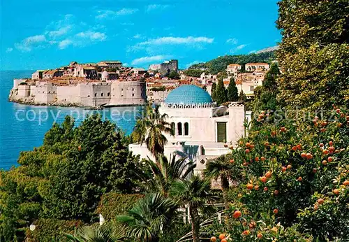 AK / Ansichtskarte Dubrovnik Ragusa Altstadt Festung Orangenbaeume Kat. Dubrovnik