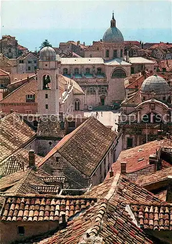 AK / Ansichtskarte Dubrovnik Ragusa Blick ueber die Daecher der Altstadt Kat. Dubrovnik