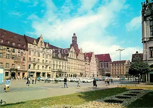 AK / Ansichtskarte Wroclaw Rynek Marktplatz Kat. Wroclaw Breslau