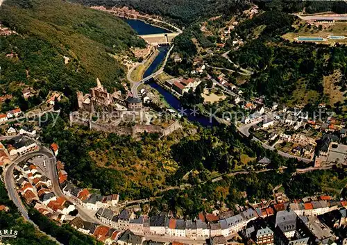 AK / Ansichtskarte Vianden Vue generale et le chateau vue aerienne