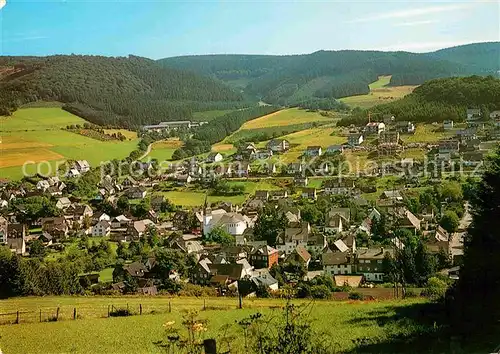 AK / Ansichtskarte Niedersfeld Panorama Ferienort Kat. Winterberg