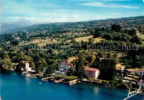 AK / Ansichtskarte Amphion Hotel Beau Sejour et des Princes Lac Leman vue aerienne