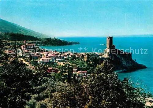 AK / Ansichtskarte Malcesine Lago di Garda Panorama Castello Kat. Malcesine