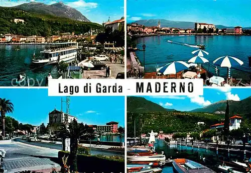 AK / Ansichtskarte Maderno Lago di Garda Hafenpartien Promenade Kat. Italien