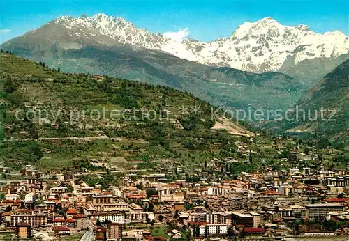 AK / Ansichtskarte Aosta Panorama e Gran Combin Kat. Aosta