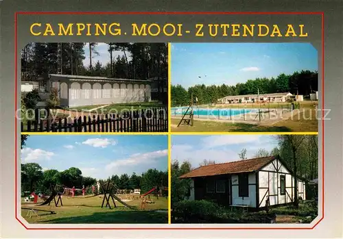 AK / Ansichtskarte Zutendaal Camping Mooi Schwimmbad Spielplatz Bungalow Kat. 