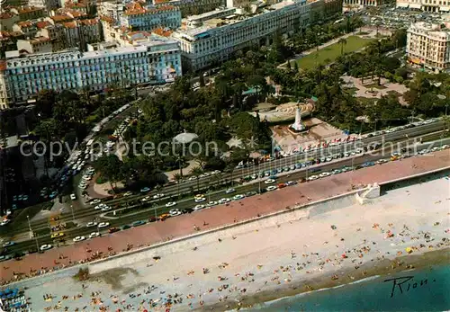 AK / Ansichtskarte Nice Alpes Maritimes Promenade des Anglais Jardin Albert I Fliegeraufnahme Kat. Nice