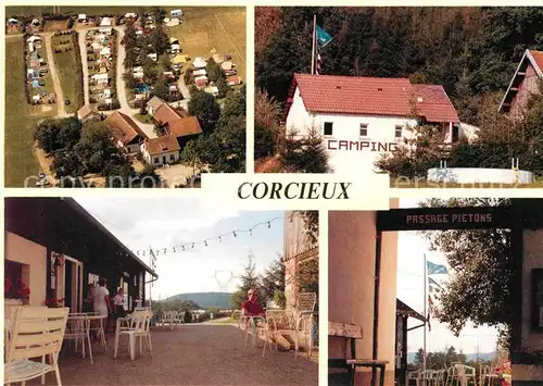 AK / Ansichtskarte Corcieux Fliegeraufnahme Camping La Berquainne Details Kat. Corcieux