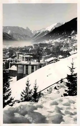 AK / Ansichtskarte Davos GR Winterpanorama Wintersportplatz Alpen Kat. Davos