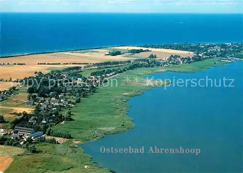 AK / Ansichtskarte Ahrenshoop Ostseebad Saaler Bodden Niehagen Althagen Ostsee Fliegeraufnahme Kat. Ahrenshoop