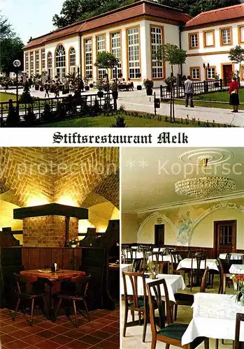 AK / Ansichtskarte Melk Donau Stiftsrestaurant Kat. Melk Wachau