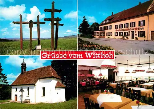 AK / Ansichtskarte Hattingen Immendingen Berggasthaus Windegg Kapelle Kreuze auf dem Witthoh Kat. Immendingen