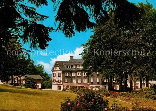 AK / Ansichtskarte Fleckenberg Jagdhaus Wiese Hotel Pension Kat. Schmallenberg