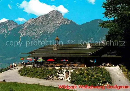 AK / Ansichtskarte Grossgmain Restaurant Wolfschwang mit Wildpark Alpen Kat. Grossgmain