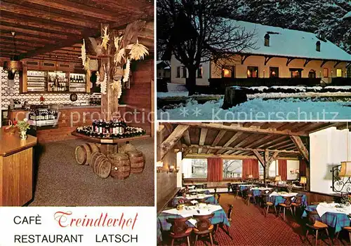 AK / Ansichtskarte Latsch Suedtirol Cafe Restaurant Treindlerhof