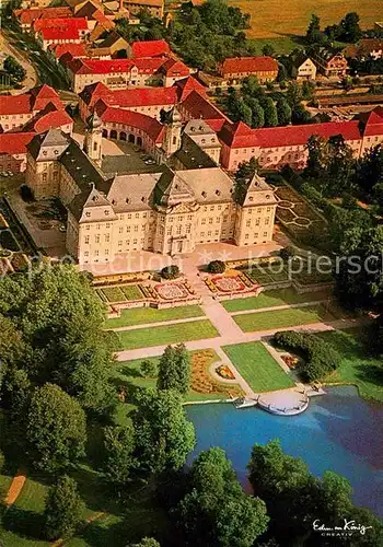 AK / Ansichtskarte Werneck Schloss Fliegeraufnahme Kat. Werneck