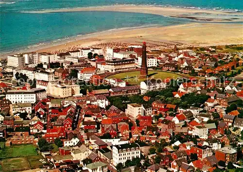 AK / Ansichtskarte Borkum Nordseebad Fliegeraufnahme Kat. Borkum