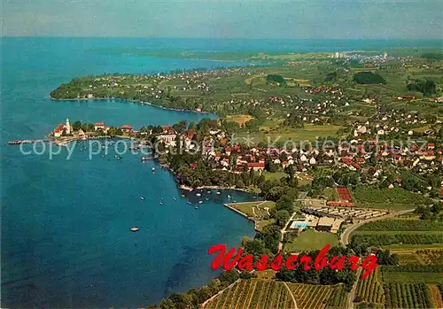 AK / Ansichtskarte Wasserburg Bodensee Fliegeraufnahme Kat. Wasserburg (Bodensee)