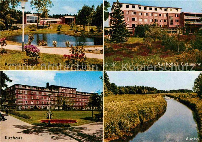 AK / Ansichtskarte Bad Bramstedt Fliegeraufnahme Kurhaus Kurhotel