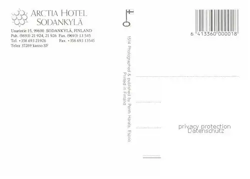 AK / Ansichtskarte Sodankylae Hotel Arctia  Kat. Finnland