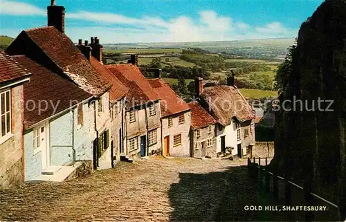 AK / Ansichtskarte Shaftesbury Christys Gold Hill Kat. North Dorset