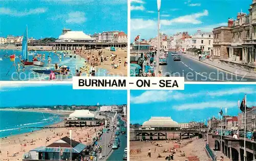 AK / Ansichtskarte Burnham on Sea The Beach Esplanade Pavilion