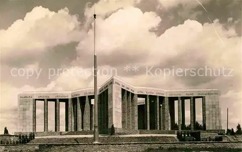 AK / Ansichtskarte Bastogne Liege Memorial aux Americains Mardasson Kat. 