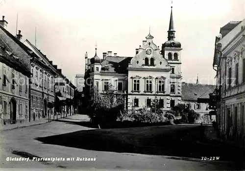 AK / Ansichtskarte Gleisdorf Floriansplatz mit Rathaus Kat. Gleisdorf