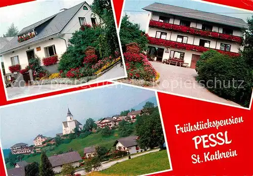 AK / Ansichtskarte St Kathrein Fruehstueckspension Pessl Panorama Kat. St Kathrein am Offenegg Steiermark
