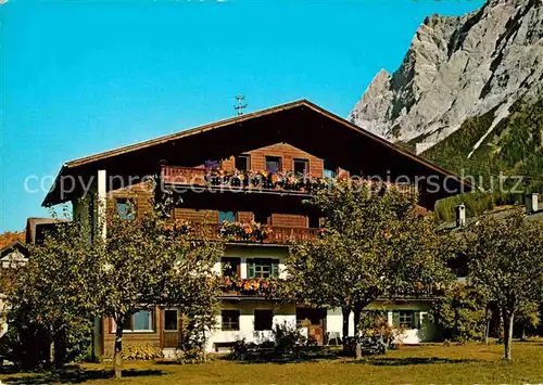 AK / Ansichtskarte Ehrwald Tirol Gaestehaus Woeberler