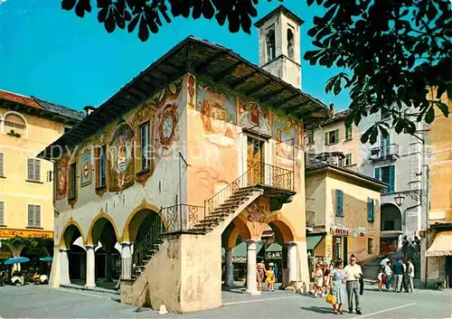 AK / Ansichtskarte Orta San Giulio Municipio Monumento nazionale stile seicentesca Kat. Novara