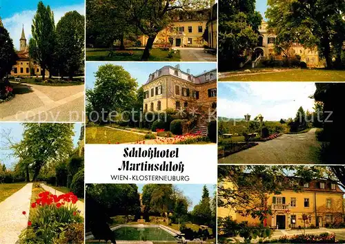 AK / Ansichtskarte Klosterneuburg Schlosshotel Martinschloss Park  Kat. Klosterneuburg