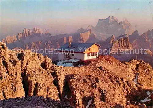 AK / Ansichtskarte Dolomiten Passo Falzarego Rifugio Monte Lagazuoi Kat. Italien