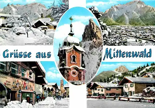 AK / Ansichtskarte Mittenwald Bayern  Kat. Mittenwald