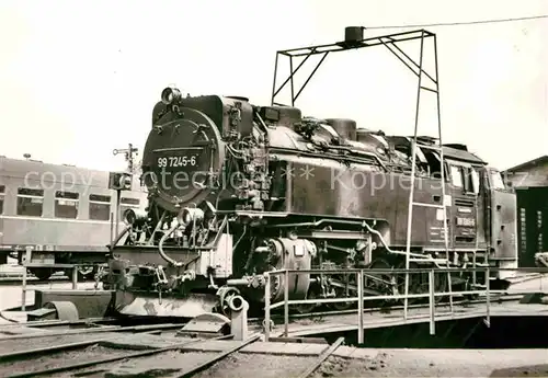 AK / Ansichtskarte Lokomotive Dampflokomotive 997245 6 Harzbahn  Kat. Eisenbahn