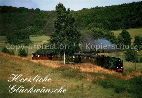 AK / Ansichtskarte Lokomotive Ruegensche Kleinbahn Seelvitz Kat. Eisenbahn