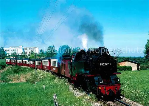 AK / Ansichtskarte Lokomotive 99 2322 8 Baederbahn Molli  Kat. Eisenbahn
